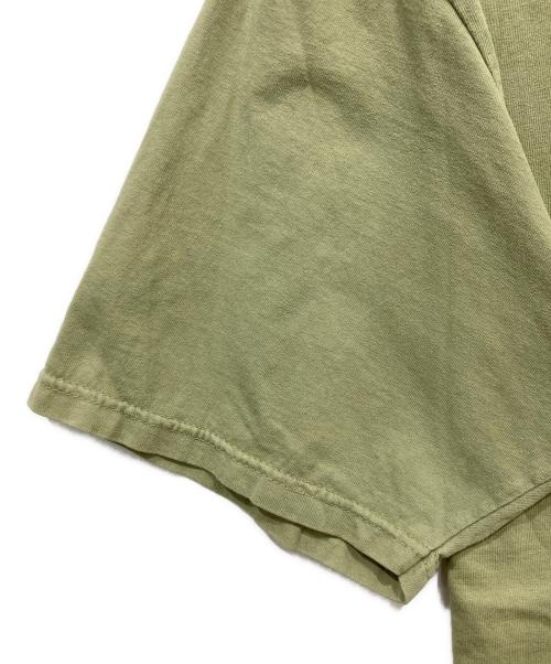 stussy（ステューシー）stussy (ステューシー) アーチロゴプリントTシャツ グリーン サイズ:XLの古着・服飾アイテム