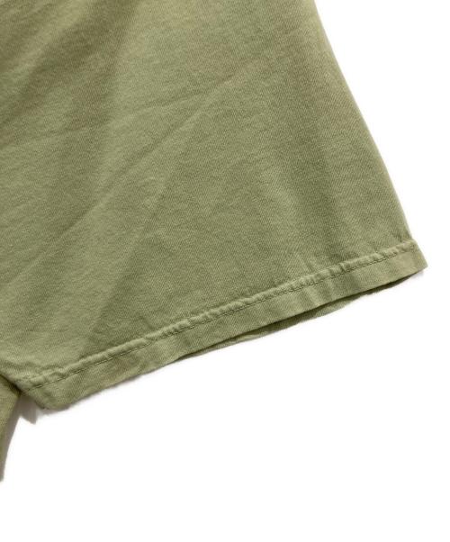 stussy（ステューシー）stussy (ステューシー) アーチロゴプリントTシャツ グリーン サイズ:XLの古着・服飾アイテム