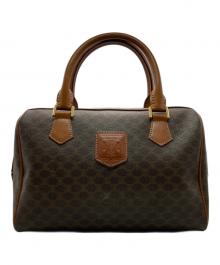 CELINE（セリーヌ）の古着「マカダム ミニボストンバッグ」｜ブラウン