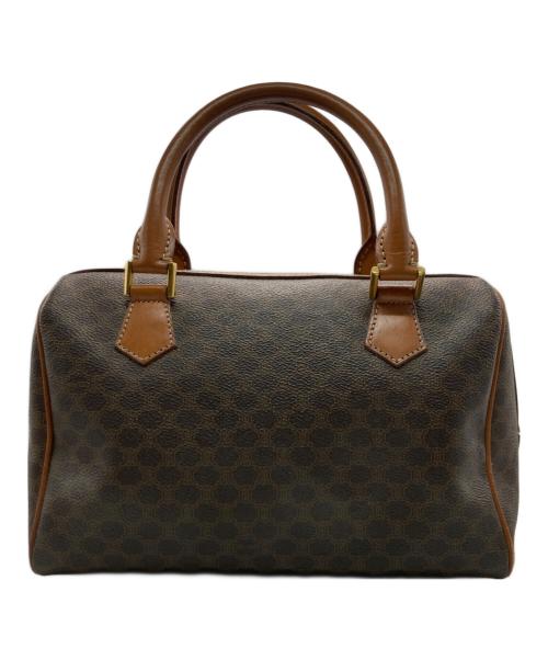 CELINE（セリーヌ）CELINE (セリーヌ) マカダム ミニボストンバッグ ブラウンの古着・服飾アイテム