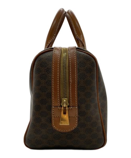 CELINE（セリーヌ）CELINE (セリーヌ) マカダム ミニボストンバッグ ブラウンの古着・服飾アイテム