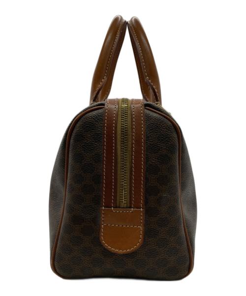CELINE（セリーヌ）CELINE (セリーヌ) マカダム ミニボストンバッグ ブラウンの古着・服飾アイテム