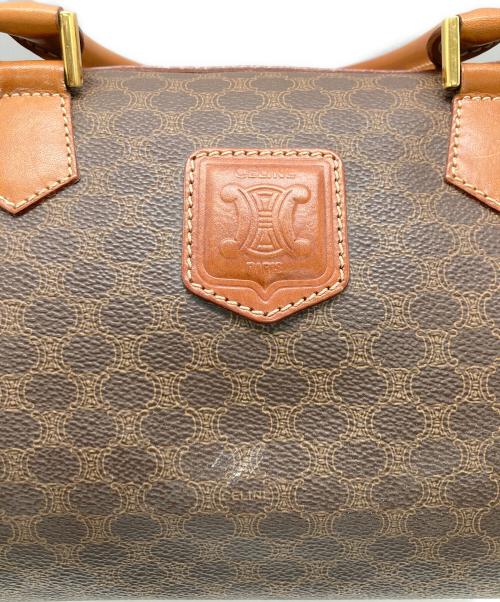 CELINE（セリーヌ）CELINE (セリーヌ) マカダム ミニボストンバッグ ブラウンの古着・服飾アイテム