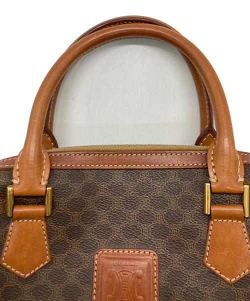 CELINE（セリーヌ）CELINE (セリーヌ) マカダム ミニボストンバッグ ブラウンの古着・服飾アイテム