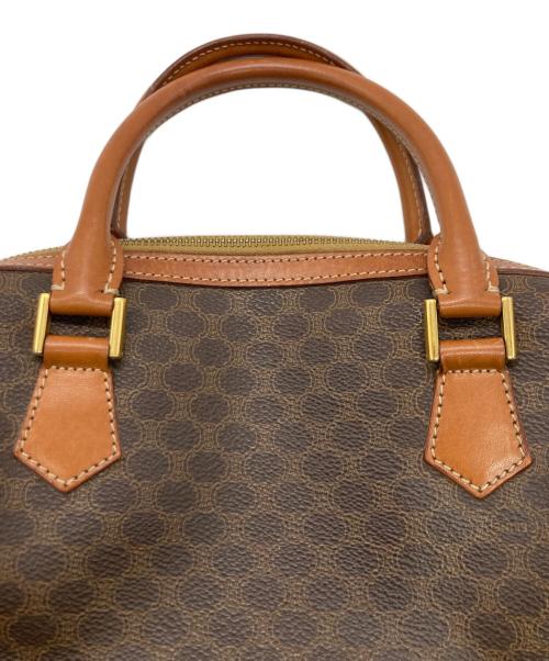 CELINE（セリーヌ）CELINE (セリーヌ) マカダム ミニボストンバッグ ブラウンの古着・服飾アイテム
