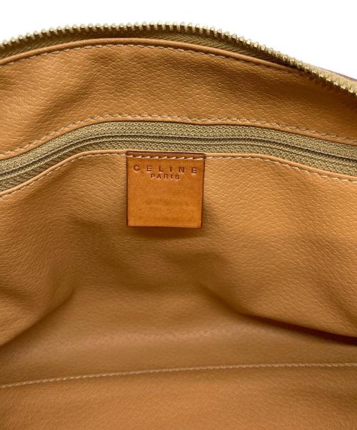 CELINE（セリーヌ）CELINE (セリーヌ) マカダム ミニボストンバッグ ブラウンの古着・服飾アイテム