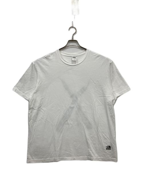 SUPREME（シュプリーム）Supreme (シュプリーム) THE NORTH FACE (ザ ノース フェイス) S/S Top ホワイト サイズ:Lの古着・服飾アイテム