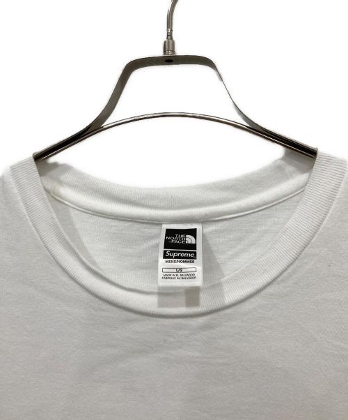 SUPREME（シュプリーム）Supreme (シュプリーム) THE NORTH FACE (ザ ノース フェイス) S/S Top ホワイト サイズ:Lの古着・服飾アイテム