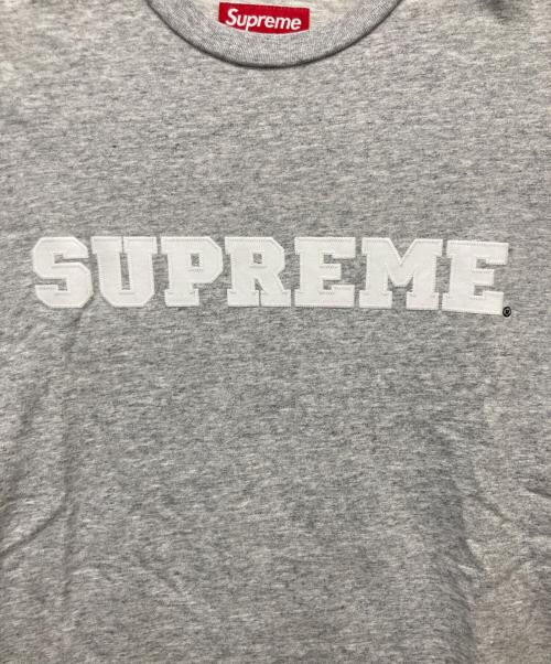 SUPREME（シュプリーム）Supreme (シュプリーム) Collegiate S/S Top グレー サイズ:Mの古着・服飾アイテム