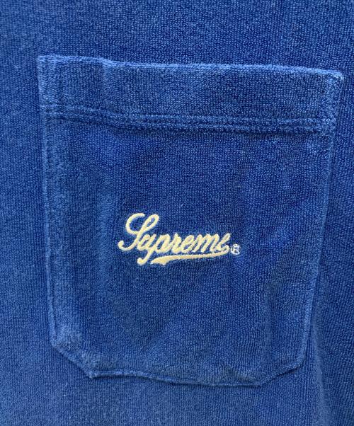 SUPREME（シュプリーム）Supreme (シュプリーム) Terry Pocket Tee ブルー サイズ:Sの古着・服飾アイテム