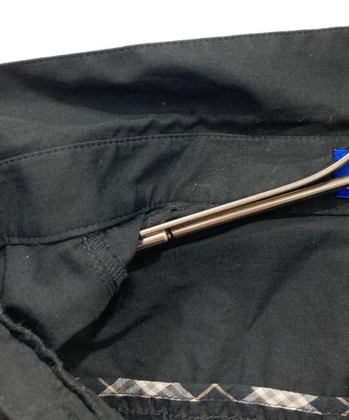 BURBERRY BLUE LABEL（バーバリー ブルー レーベル）BURBERRY BLUE LABEL (バーバリー ブルー レーベル) フリルシャツ ブラック サイズ:36の古着・服飾アイテム