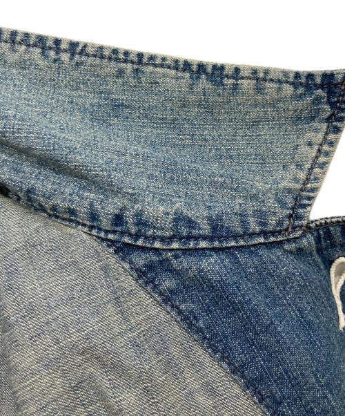 HOUSTON（ヒューストン）HOUSTON (ヒューストン) USAコットンデニムカバーオール インディゴ サイズ:42Rの古着・服飾アイテム