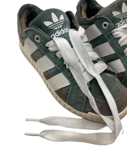 adidas（アディダス）adidas (アディダス) A BATHING APE (アベイシングエイプ) Lawsuit N BAPE 1st Camo グリーン サイズ:27の古着・服飾アイテム
