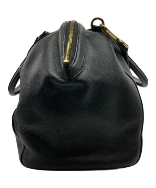 J&M DAVIDSON（ジェイ＆エム デヴィッドソン）J&M DAVIDSON (ジェイ＆エム デヴィッドソン) 2WAYレザーミニボストンバッグ ブラックの古着・服飾アイテム