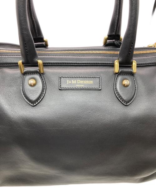 J&M DAVIDSON（ジェイ＆エム デヴィッドソン）J&M DAVIDSON (ジェイ＆エム デヴィッドソン) 2WAYレザーミニボストンバッグ ブラックの古着・服飾アイテム