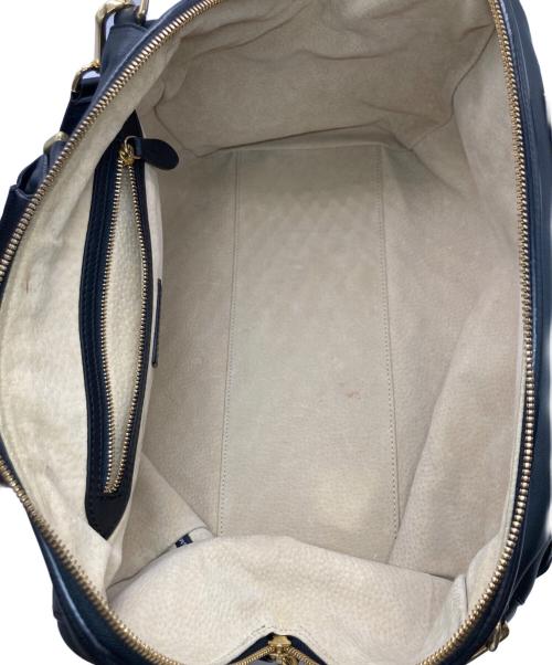 J&M DAVIDSON（ジェイ＆エム デヴィッドソン）J&M DAVIDSON (ジェイ＆エム デヴィッドソン) 2WAYレザーミニボストンバッグ ブラックの古着・服飾アイテム