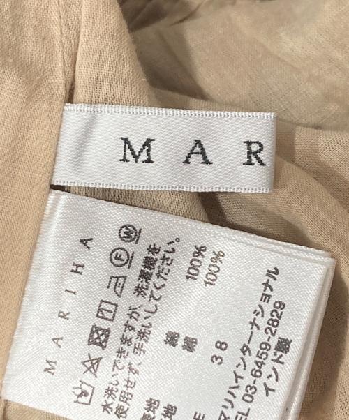 MARIHA（マリハ）MARIHA (マリハ) 草原の虹のスカートPRINT ベージュ×パープル サイズ:38の古着・服飾アイテム