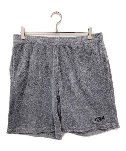 BUDSPOOL（バッズプール）BUDSPOOL (バッズプール) パイル地ハーフパンツ グレー サイズ:Sの古着・服飾アイテム