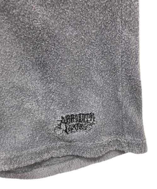 BUDSPOOL（バッズプール）BUDSPOOL (バッズプール) パイル地ハーフパンツ グレー サイズ:Sの古着・服飾アイテム