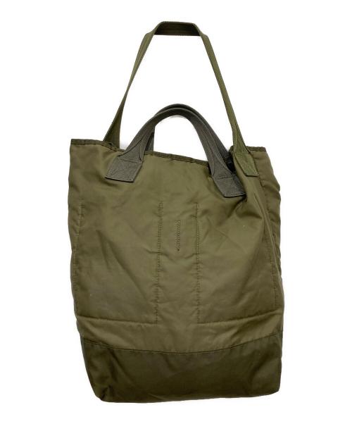 PORTER（ポーター）PORTER (ポーター) KAPTAIN SUNSHINE (キャプテンサンシャイン) Quilting Military Nylon Tote カーキの古着・服飾アイテム
