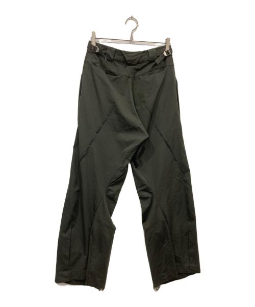 CMMAWEAR（コマウェア）cmmawear (コマウェア) デザインパンツ カーキ サイズ:Lの古着・服飾アイテム