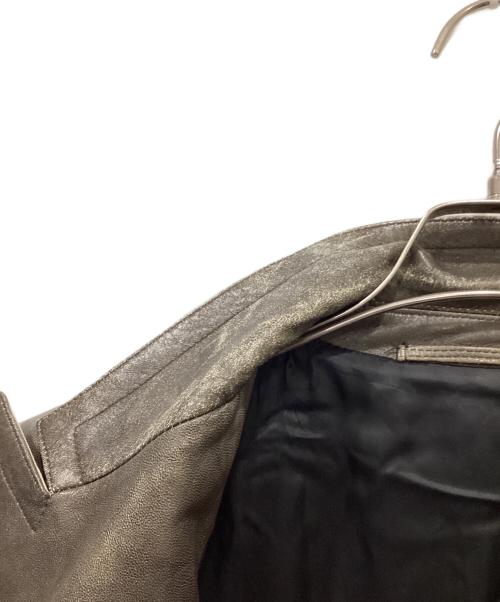 NEIL BARRETT（ニールバレット）NEIL BARRETT (ニールバレット) レザーテーラードジャケット ブラウン サイズ:Mの古着・服飾アイテム