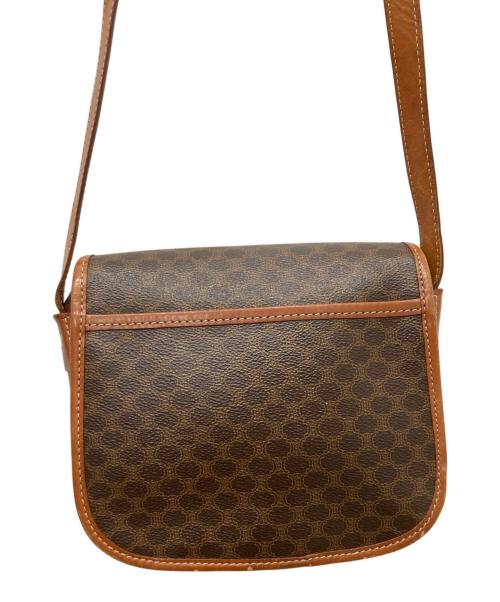 CELINE（セリーヌ）CELINE (セリーヌ) マカダム ショルダーバッグ ブラウンの古着・服飾アイテム