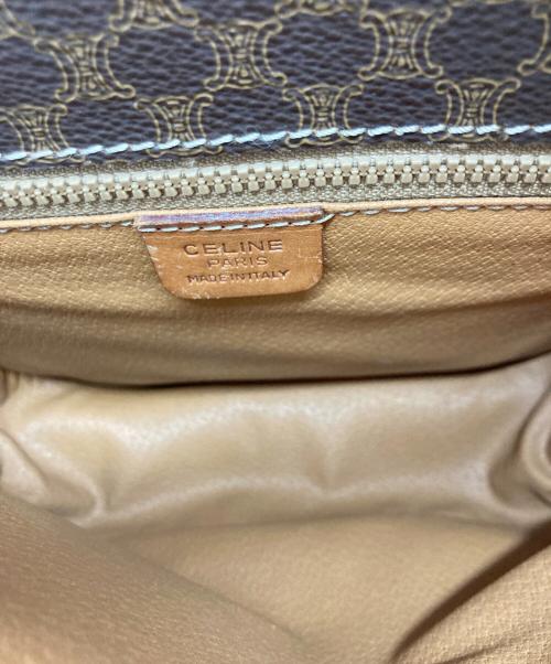 CELINE（セリーヌ）CELINE (セリーヌ) マカダム ショルダーバッグ ブラウンの古着・服飾アイテム