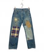 LEVI'S VINTAGE CLOTHINGリーバイス ビンテージ クロージング）の古着「501XX 1966model ブルートラッシュ」｜インディゴ