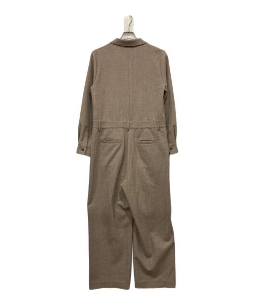 THE PAUSE（ザポーズ）THE PAUSE (ザポーズ) テーラーカラージャンプスーツ ベージュ サイズ:Freeの古着・服飾アイテム