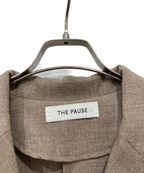 THE PAUSE（ザポーズ）THE PAUSE (ザポーズ) テーラーカラージャンプスーツ ベージュ サイズ:Freeの古着・服飾アイテム