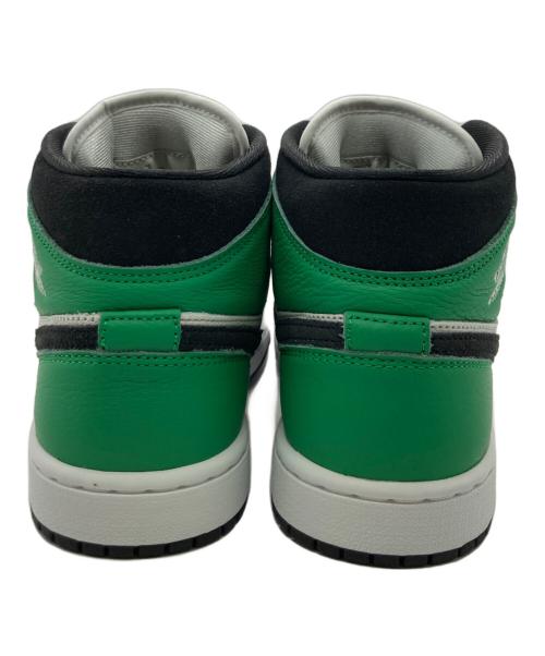 NIKE（ナイキ）NIKE (ナイキ) Air Jordan 1 Mid SE ブラック×グリーン サイズ:25.5ｃｍの古着・服飾アイテム