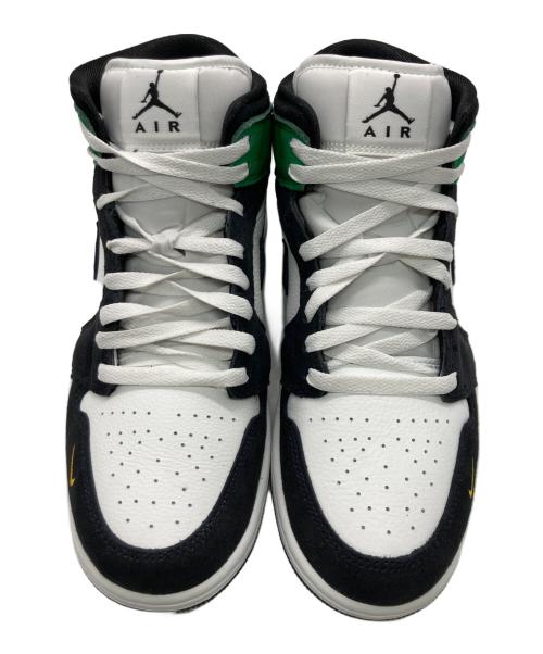 NIKE（ナイキ）NIKE (ナイキ) Air Jordan 1 Mid SE ブラック×グリーン サイズ:25.5ｃｍの古着・服飾アイテム