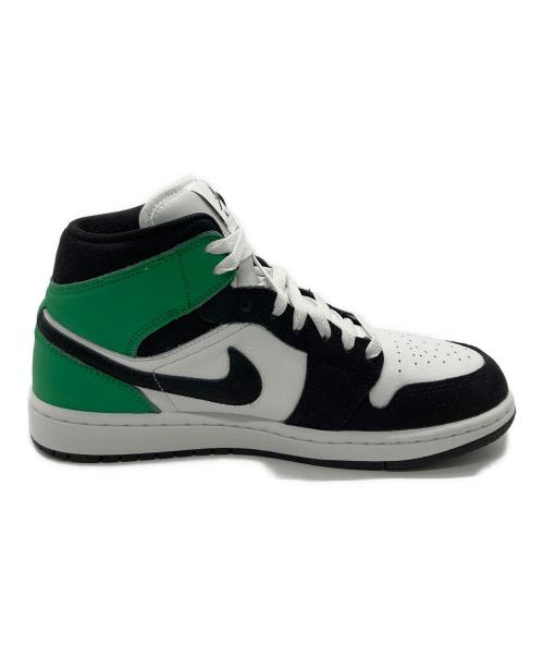 NIKE（ナイキ）NIKE (ナイキ) Air Jordan 1 Mid SE ブラック×グリーン サイズ:25.5ｃｍの古着・服飾アイテム