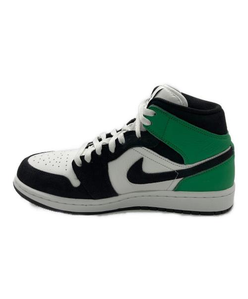 NIKE（ナイキ）NIKE (ナイキ) Air Jordan 1 Mid SE ブラック×グリーン サイズ:25.5ｃｍの古着・服飾アイテム