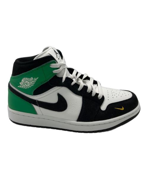 NIKE（ナイキ）NIKE (ナイキ) Air Jordan 1 Mid SE ブラック×グリーン サイズ:25.5ｃｍの古着・服飾アイテム