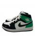 NIKE (ナイキ) Air Jordan 1 Mid SE ブラック×グリーン サイズ:25.5ｃｍ：15000円