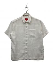 SUPREME（シュプリーム）の古着「23SS Mesh Stripe S/S Shirt」｜ホワイト
