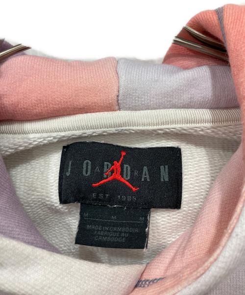 NIKE（ナイキ）NIKE (ナイキ) M J JB FLC HOODIE PINK GLAZE 23FA ラベンダー×グリーン サイズ:Mの古着・服飾アイテム