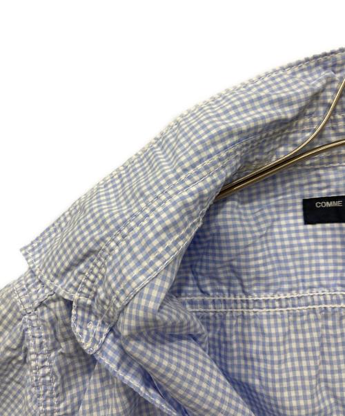 COMME des GARCONS HOMME（コムデギャルソン オム）COMME des GARCONS HOMME (コムデギャルソン オム) ギンガムチェックシャツ ブルー サイズ:Mの古着・服飾アイテム