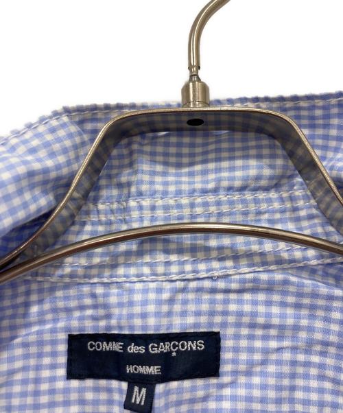 COMME des GARCONS HOMME（コムデギャルソン オム）COMME des GARCONS HOMME (コムデギャルソン オム) ギンガムチェックシャツ ブルー サイズ:Mの古着・服飾アイテム