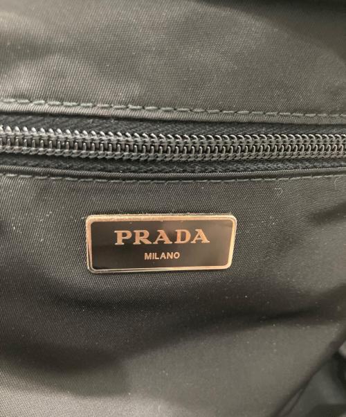 PRADA（プラダ）PRADA (プラダ) ナイロンショルダーバッグ ブラックの古着・服飾アイテム
