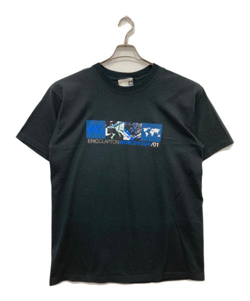 ERIC CLAPTON（エリッククラプトン）ERIC CLAPTON (エリッククラプトン) 00’s ツアープリントTシャツ ブラック サイズ:Lの古着・服飾アイテム