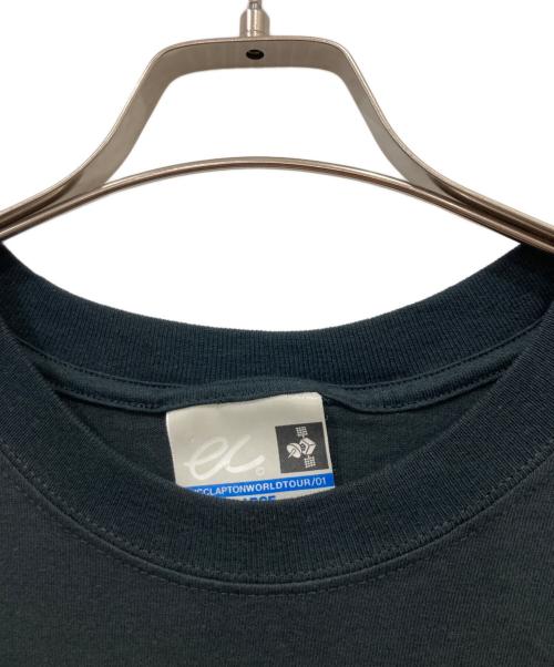 ERIC CLAPTON（エリッククラプトン）ERIC CLAPTON (エリッククラプトン) 00’s ツアープリントTシャツ ブラック サイズ:Lの古着・服飾アイテム