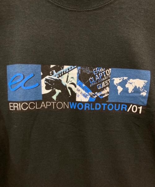 ERIC CLAPTON（エリッククラプトン）ERIC CLAPTON (エリッククラプトン) 00’s ツアープリントTシャツ ブラック サイズ:Lの古着・服飾アイテム