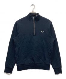 FRED PERRY（フレッドペリー）の古着「Half ZIP SWEATSHIRT」｜ネイビー