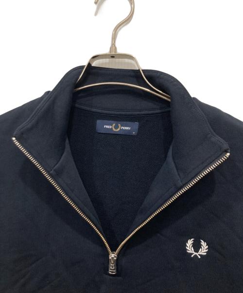 FRED PERRY（フレッドペリー）FRED PERRY (フレッドペリー) Half ZIP SWEATSHIRT ネイビー サイズ:Mの古着・服飾アイテム
