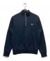 FRED PERRY（フレッドペリー）の古着「Half ZIP SWEATSHIRT」｜ネイビー