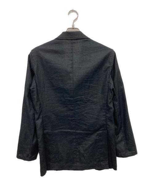 giannetto（ジャンネット）giannetto (ジャンネット) リネンダブルジャケット ブラック サイズ:44の古着・服飾アイテム