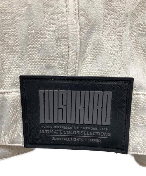 EVISU（エヴィス）EVISU (エヴィス) All-Over Logo Jacquard Trucker Jacket ホワイト サイズ:Sの古着・服飾アイテム